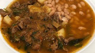 BISTEC Con PAPAS en Salsa Tatemada Receta Fácil [upl. by Elleirad]