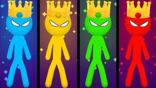 The Stickman Party 1 2 3 4 MINIGAMES Gameplay 2022 walkthrough  BEST android GAMES [upl. by Schaper]