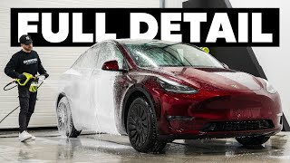 Full Exterior Detail  Tesla Model Y [upl. by Katzir]