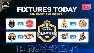 🔵 STL CHAMPIONS CUP 2024 Jadual Perlawanan Fasa Kumpulan Hari ini  15 November 2024 [upl. by Trab]