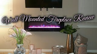 Unboxing amp Installing • Wall Mounted Fireplace [upl. by Auhsot]