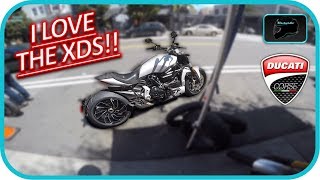 POWER WHEELIEING A DUCATI XDIAVEL S  KISCHARDIO [upl. by Devinna]