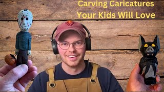 FULL DEMONSTRATION  CARVE Caricatures your CHILDREN will LOVE [upl. by Einotna]