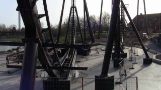 Heide Park Soltau Neuheit 2011 Dive Coaster quotKrakequot erste Aufnahmen  720p [upl. by Leorsiy]