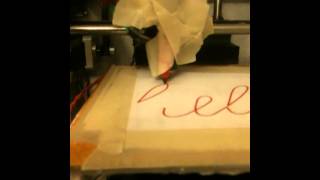 3D Printed Calligraphy [upl. by Luciano]