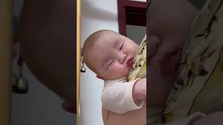 Baby funny sleeping videos 📹 🤣 shorts [upl. by Merrel251]