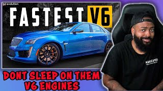 9 FASTEST V6 AMERICAN CARS EVER MADE REACTION [upl. by Fleischer]