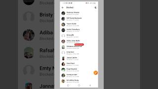 how to see your messenger block list account sorrysolloustion blocklist blockedaccount [upl. by Pelage]