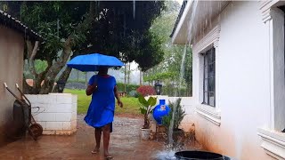 Rainy day in the countrysideI cooked the most delicious Kenyan foodRain ASMR [upl. by Akital]