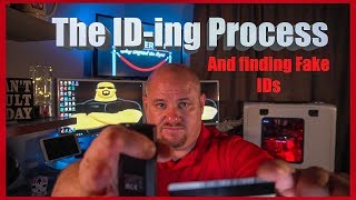 The IDing Process and Finding Fake ID  Bouncer Tips 2018 [upl. by Tatiania]