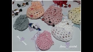 Mini bolsitas en crochet para souvenirs paso a paso [upl. by Shermy]