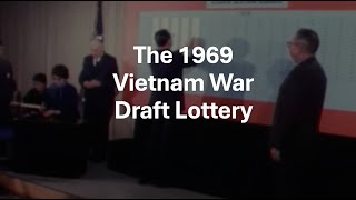 December 1st 1969  The Televised Vietnam War Draft Lottery [upl. by Vi663]