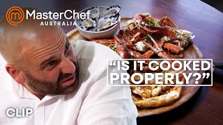 Is It Cooked Properly  MasterChef Australia  MasterChef World [upl. by Enellek]