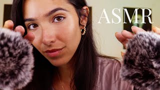 ASMR for Anxiety Relief and Comfort Soft Sounds Fluffy Mics Closeup whispers Face brushing [upl. by Sidky770]