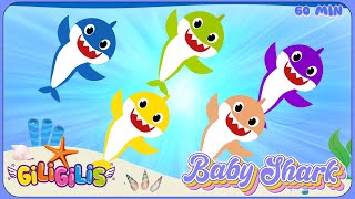 Baby Shark Song 🐾 Lets Learn Along to the Funniest Animals Songs All Together with Funny Animals 🎶 [upl. by Roti]