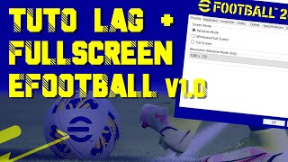 eFootball 2022 v10  OPTIMISATION DU JEU SUR PC [upl. by Silda494]