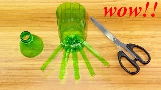 plastic bottle craft idea  best out of waste  plastic bottle reuse idea [upl. by Olli886]