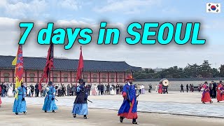 SEOUL 7 day itinerary Local Recommendation [upl. by Yeslah]