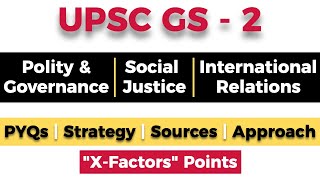 How to prepare GS 2 for UPSC  Detailed Strategy Techniques amp Approach [upl. by Ahsirkal]