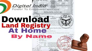 Download Scane property registration documents by Name In UpMpBiharMaharastra [upl. by Yenffit]