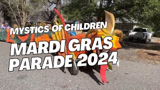 Mystics of Children 2024 Mardi Gras Parade  Mobile Alabama [upl. by Chris]