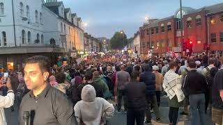 Anti racist protest in Walthamstow London ￼ [upl. by Aehs]