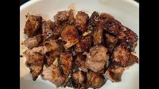 Marinated Sirloin Steak Tips Recipe [upl. by Ab]