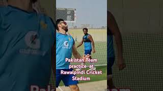 Pakistan Team practice at Rawalpindi Cricket Stadium [upl. by Joanie]