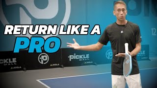 Return Pickleball Serves Like a Pro by Using the 3 T’s Target Technique and Timing [upl. by Paz]