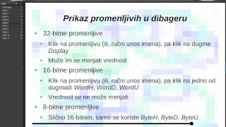 Arhitektura Računara  Prezentacije  03 Osnovni tipovi podataka u asembleru [upl. by Idden]