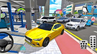 All New Car Lot In Service centre  3d Driving Class game play video  Car Game gameplay cargame [upl. by Eoin]