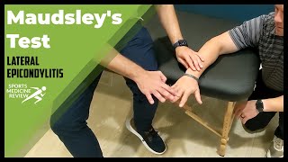 Maudsley’s Test for Lateral Epicondylitis [upl. by Elfie]