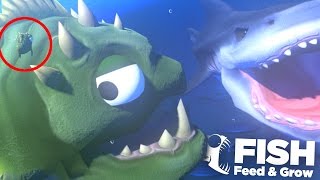 GIANT SQUID vs 100 VAMPIRE LEECHES  Feed and Grow Fish  Part 108  Pungence [upl. by Tezile]