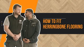 How To Install Herringbone Flooring Best Video On Youtube [upl. by Yriek820]