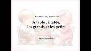 A table à table  les grands et les petits [upl. by Eneles]