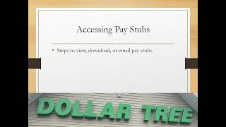 How to Access Dollar Tree Pay stubs amp W2s [upl. by Haelat452]