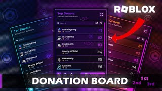 Monetize your Roblox game  Donation Board [upl. by Babette]