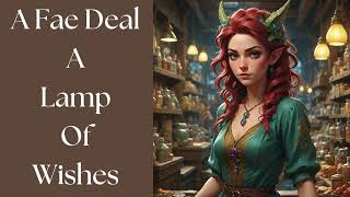 A Fae Deal A Lamp of Wishes ASMR Audio F4A F4M Urban Fantasy Fantasy Shop One Wish [upl. by Eillil]