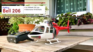 BELL 206  Scale RC Helicopter From FLYWING With GPS FC [upl. by Gaillard]