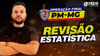 Concurso PMMG Aulão de Revisão  Estatística aulagrátis [upl. by Iraam]