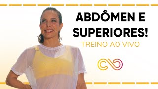 Treino ao vivo 🔥 abdômen e superiores Carol Borba [upl. by Daveen]