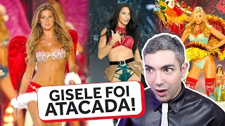 OS SURTOS DOS DESFILES DA VICTORIAS SECRET gisele merece respeito [upl. by Helsa]