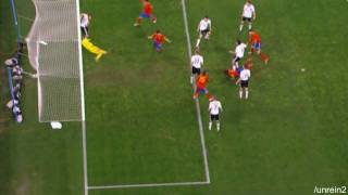 Deutschland  Spanien WM 2010 Tor Carles Puyol 01 HD [upl. by Cormick]