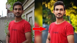 Photoshop Cs6  Background Change and PhotoFace Retouch Tutorial  2017 [upl. by Blumenfeld]