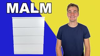 UPDATED  MALM 4 Drawer Chest IKEA Tutorial [upl. by Afnin]