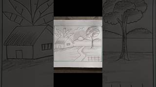 howtodraw chitro sobiaka drawing village home 🏡 [upl. by Maidy522]