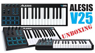 Teclado Controlador Midi Alesis V25 El Unboxing [upl. by Akimed56]