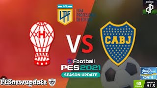 Huracán Vs Boca Juniors  ⚽Liga Profesional Argentina 2024⚽  Pes 2021Dream Patch 2025 [upl. by Anehsuc]