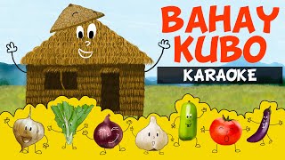 BAHAY KUBO KARAOKE  BEST VERSION 2021  Awiting Pambata [upl. by Brunella]