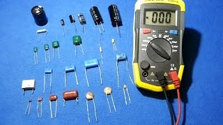 How to test a capacitor  how to test smd capacitors with a multimeter [upl. by Akimaj]